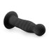 Gode en silicone avec ventouse - Noir_