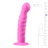 Siliconen dildo met zuignap - Roze_