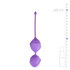 Balles doubles de vagin de couleur violet_