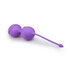 Balles doubles de vagin de couleur violet_