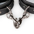 Black Faux Leather Handcuffs_