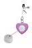 Charmed - Heart Adjustable Nipple Clamps with LED Lights_