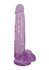 Lollicock - Dildo Slim Stick mit Hoden - 20 cm_