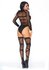 Truth Or Dare Body & Thigh Highs Set - Black_