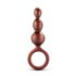 Anal Adventures Matrix - Beaded Loop Anal Plug - Copper_