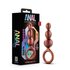 Anal Adventures Matrix - Beaded Loop Anal Plug - Copper_