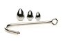 Anal Hook Trainer Set - Silver_