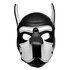 Spike Puppy BDSM Hood - Schwarz/Weiß_