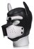 Spike Puppy BDSM Hood - Black/White_