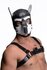 Spike Puppy BDSM Hood - Noir/Blanc_